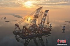 厦金大桥厦门段项目海上首